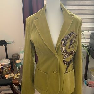Jacket size 8 lime green voter nom collection